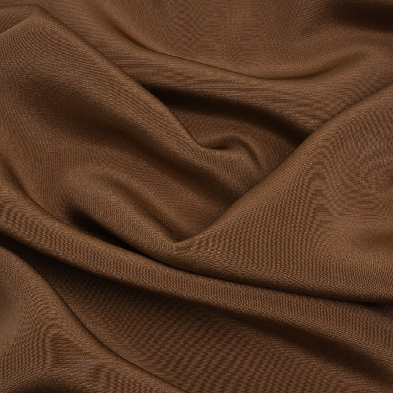 1 Yard Light Brown Silk 4-Ply Crepe Premium Collection 44 Inches Width